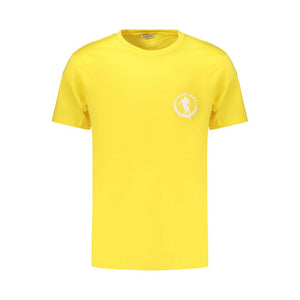Bikkembergs T-Shirt aus gelber Baumwolle