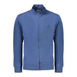 Coveri Moving Blaues Baumwoll-Sweatshirt für Herren