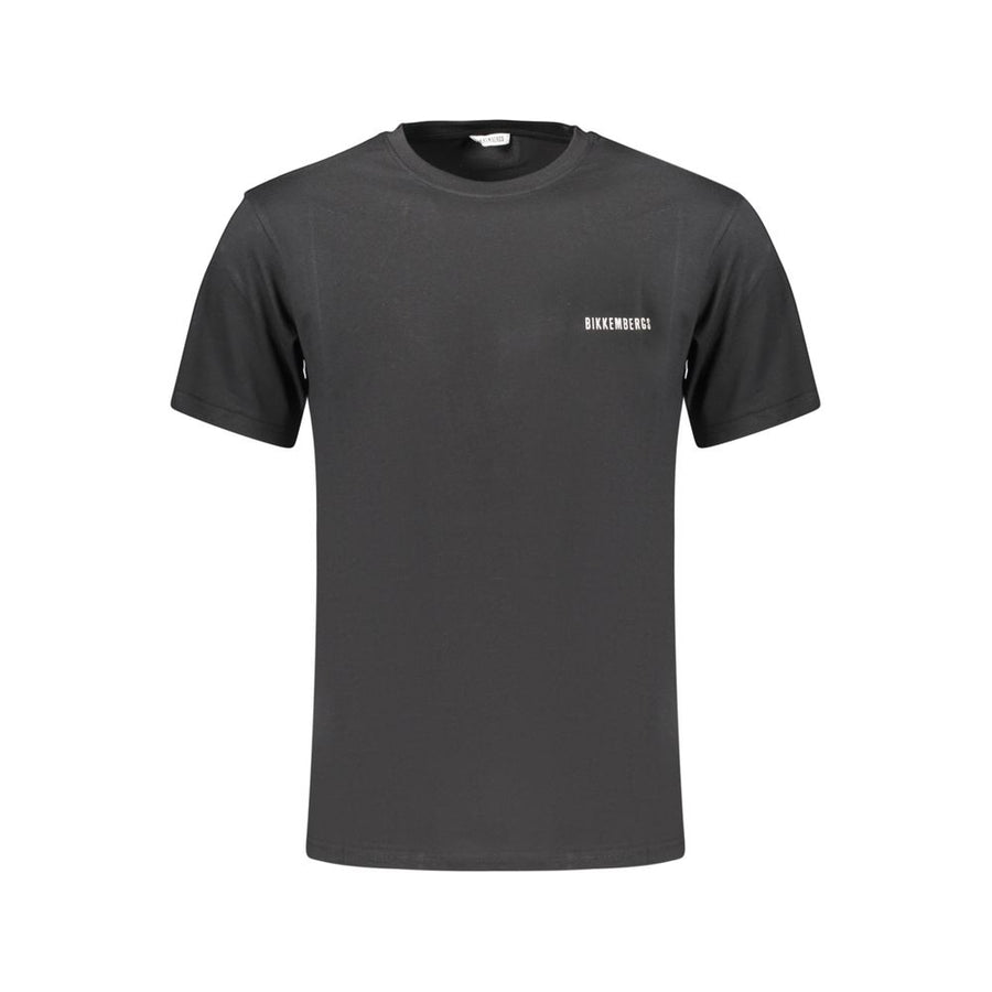 Bikkembergs Schwarzes Baumwoll-T-Shirt für Herren
