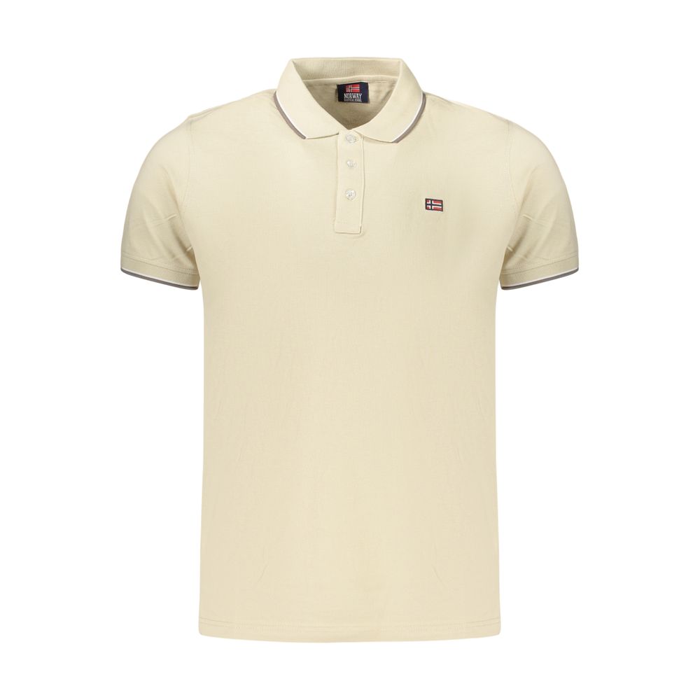 Norway 1963 Beige Baumwoll-Poloshirt für Herren