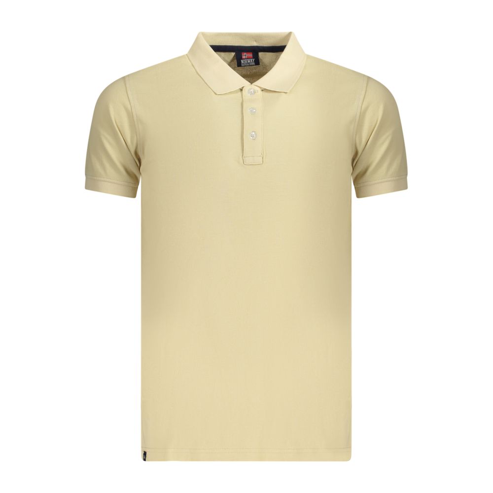 Norway 1963 Beige Baumwoll-Poloshirt für Herren