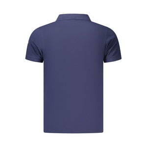 Norway 1963 Blaues Baumwoll-Poloshirt für Herren