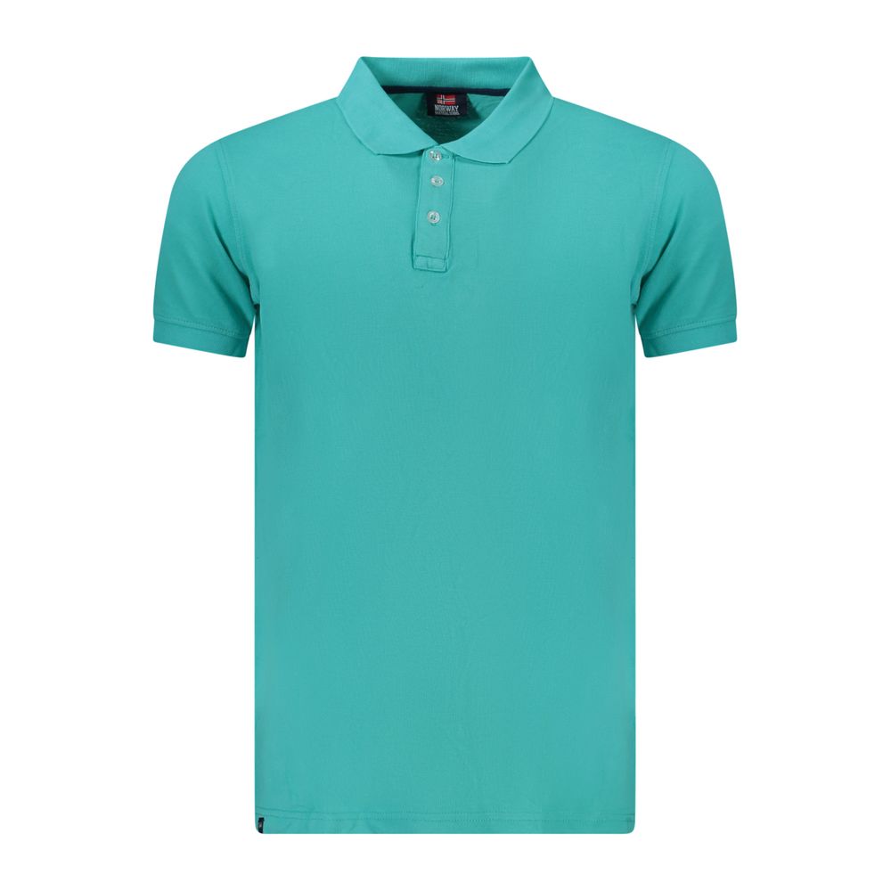 Norway 1963 Azzurro Baumwoll-Poloshirt für Herren