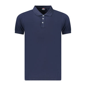 Norway 1963 Blaues Baumwoll-Poloshirt für Herren