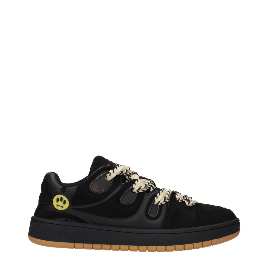 Barrow Schwarze Leder-Sneakers