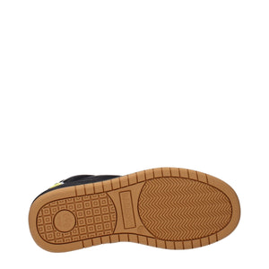 Barrow Schwarze Leder Low-Top-Sneaker