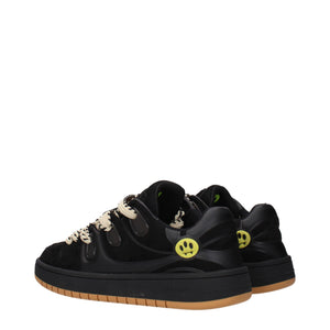 Barrow Schwarze Leder-Sneakers