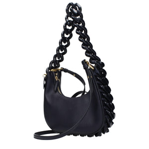 Stella McCartney Schultertasche aus blauem Leder