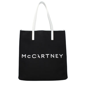 Stella McCartney Schwarze Stoffhandtasche