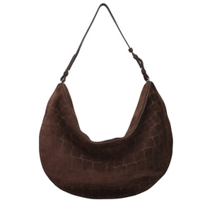 Jacquemus Braune Leder Schultertasche