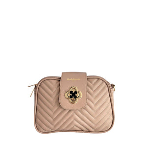 Baldinini Trend Beige PU Damen Umhängetasche