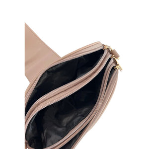 Baldinini Trend Beige PU Damen Umhängetasche