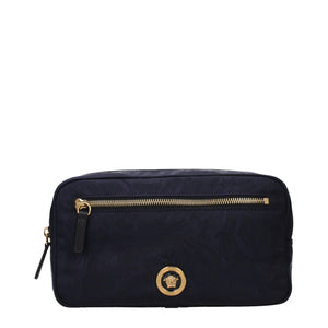 Versace Blauer Stoffrucksack
