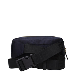 Versace Blauer Stoffrucksack