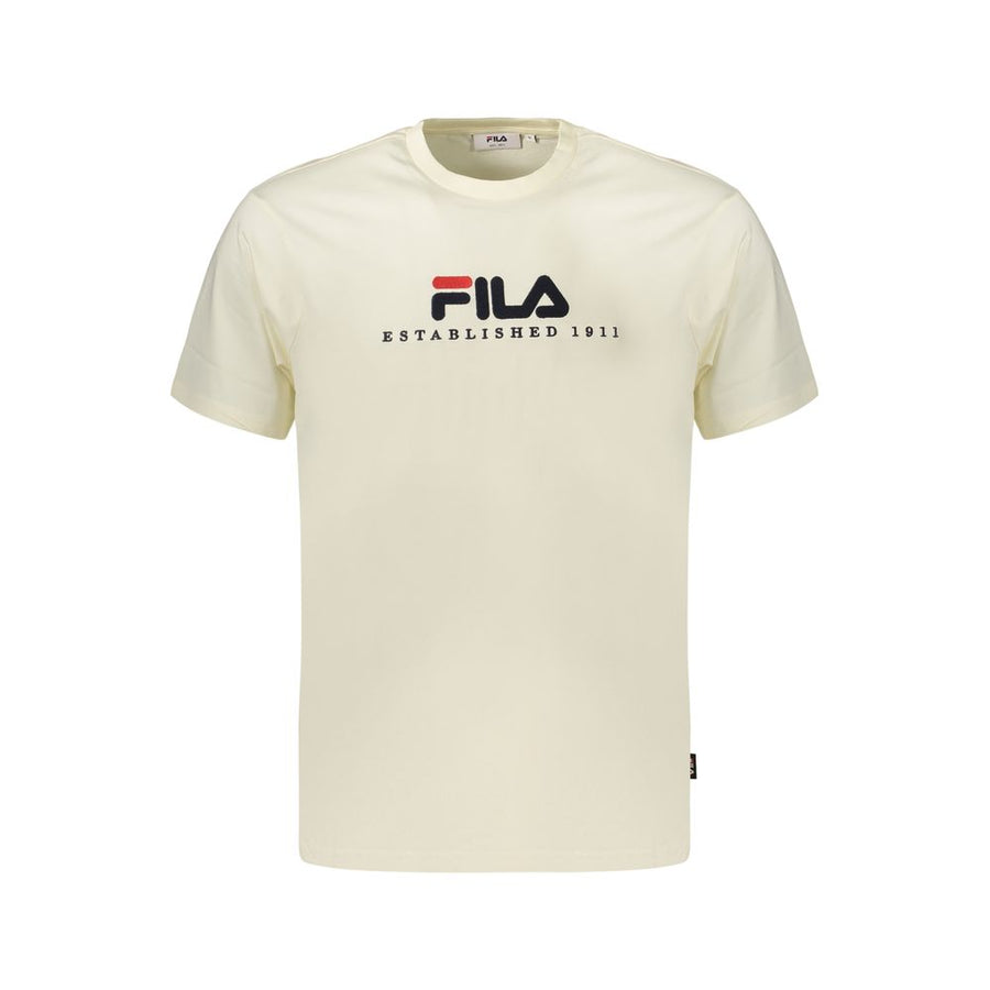 Fila Beige Baumwoll-T-Shirt für Herren