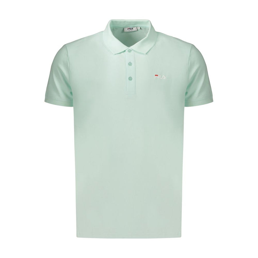 Fila Grünes Herren-Poloshirt aus Baumwolle