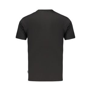 Fila Schwarzes Baumwoll-T-Shirt für Herren