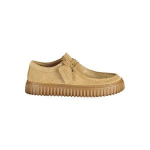 Clarks Brauner Herrenschuh aus Leder