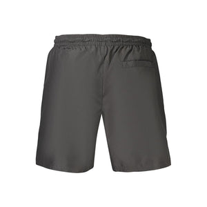 Calvin Klein Herren-Badehose aus schwarzem Polyester