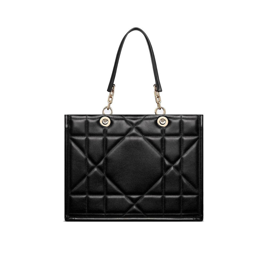 Dior Schwarze Leder-Tote-Bag