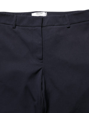 Blugirl Dunkelblaue High Waist Straight Fit Anzughose