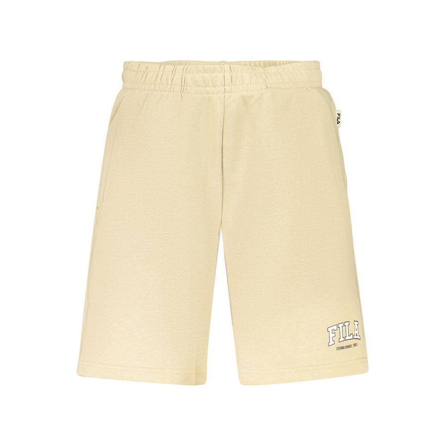 Fila Beige Baumwoll-Herrenshorts