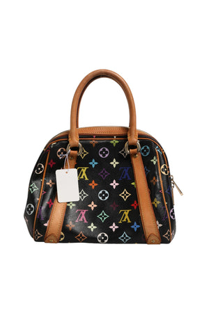 Louis Vuitton Schwarze Priscilla Handtasche aus Monogram Multicolor Canvas