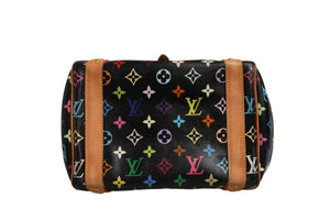 Louis Vuitton Schwarze Priscilla Handtasche aus Monogram Multicolor Canvas