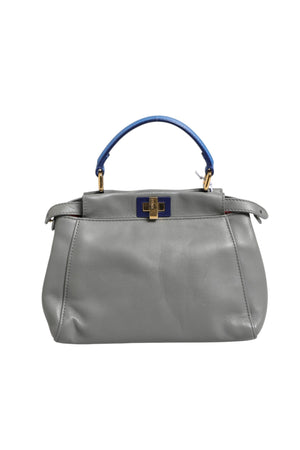 Fendi Mini Peekaboo Blau Grau