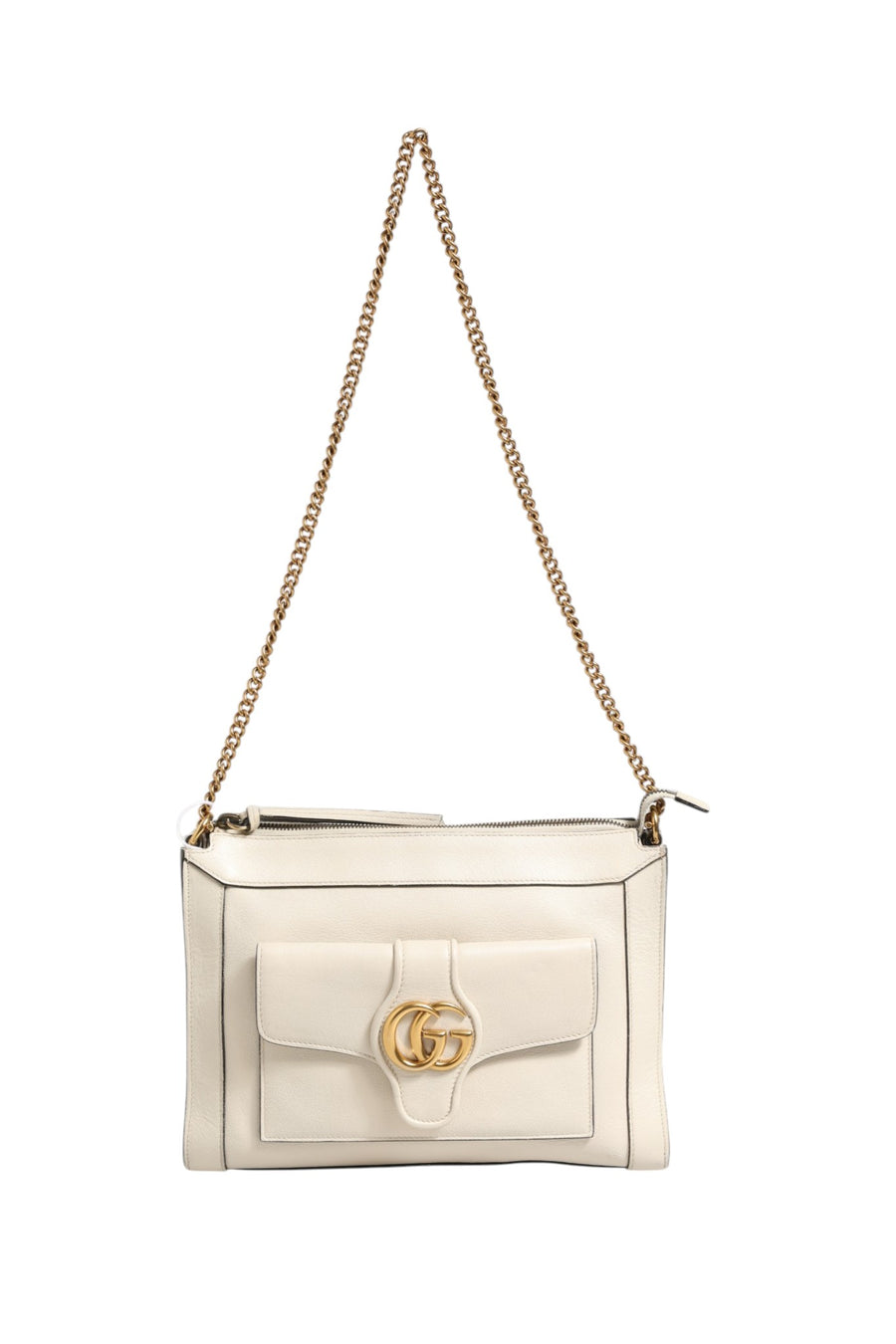 Gucci Arli Small Crossbody Bag Weißes Leder