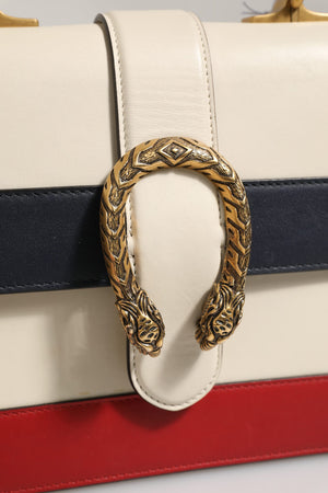 Gucci Dionysus Bamboo Henkeltasche aus Leder in Colorblock-Optik