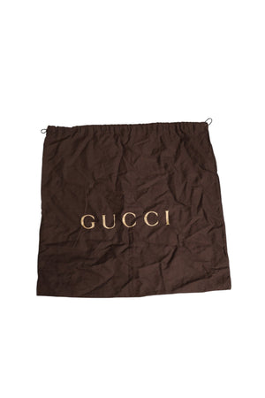 Gucci Rote Leder Bamboo Daily Tote Umhängetasche
