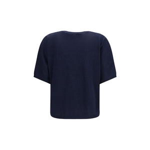 Brunello Cucinelli Blauer Kaschmir-Strickweste