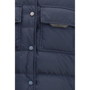 Brunello Cucinelli Blaue Kleidung aus Polyester