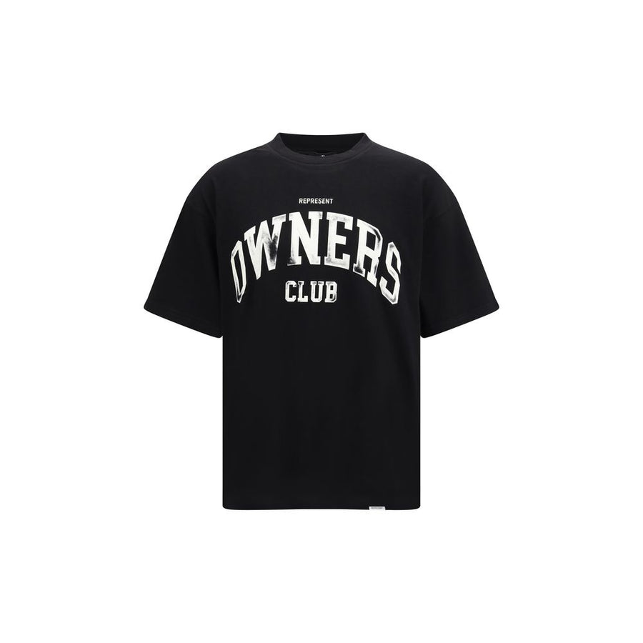 Represent Schwarzes Baumwoll-T-Shirt
