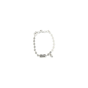 Alexander McQueen Armband aus weißem Messing