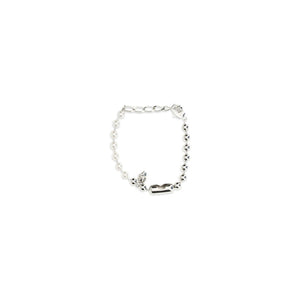 Alexander McQueen Armband aus weißem Messing