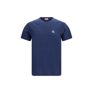 Kenzo Blaues Baumwoll-T-Shirt