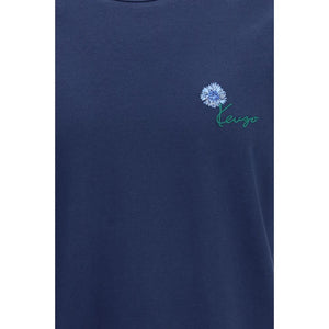 Kenzo Blaues Baumwoll-T-Shirt