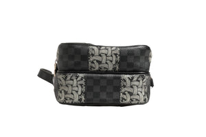 Louis Vuitton Schwarze Schultertasche Amazon Christopher Nemeth aus Damier Graphite Canvas