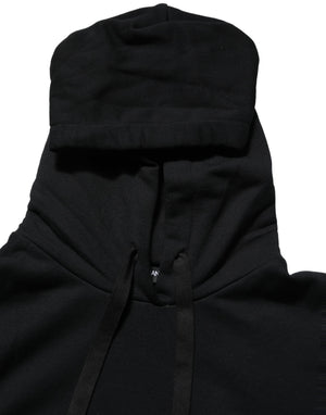 Dolce & Gabbana Kapuzenpullover mit Schwarz-Weiß-Applikationen
