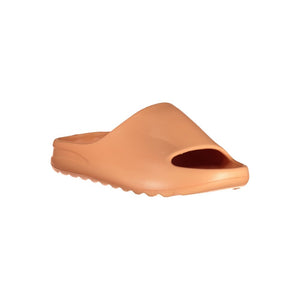 Norway 1963 Orange Polyurethan-Slipper für Damen
