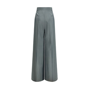 Max Mara Bicolor Wool Oves Aries Casual Pants