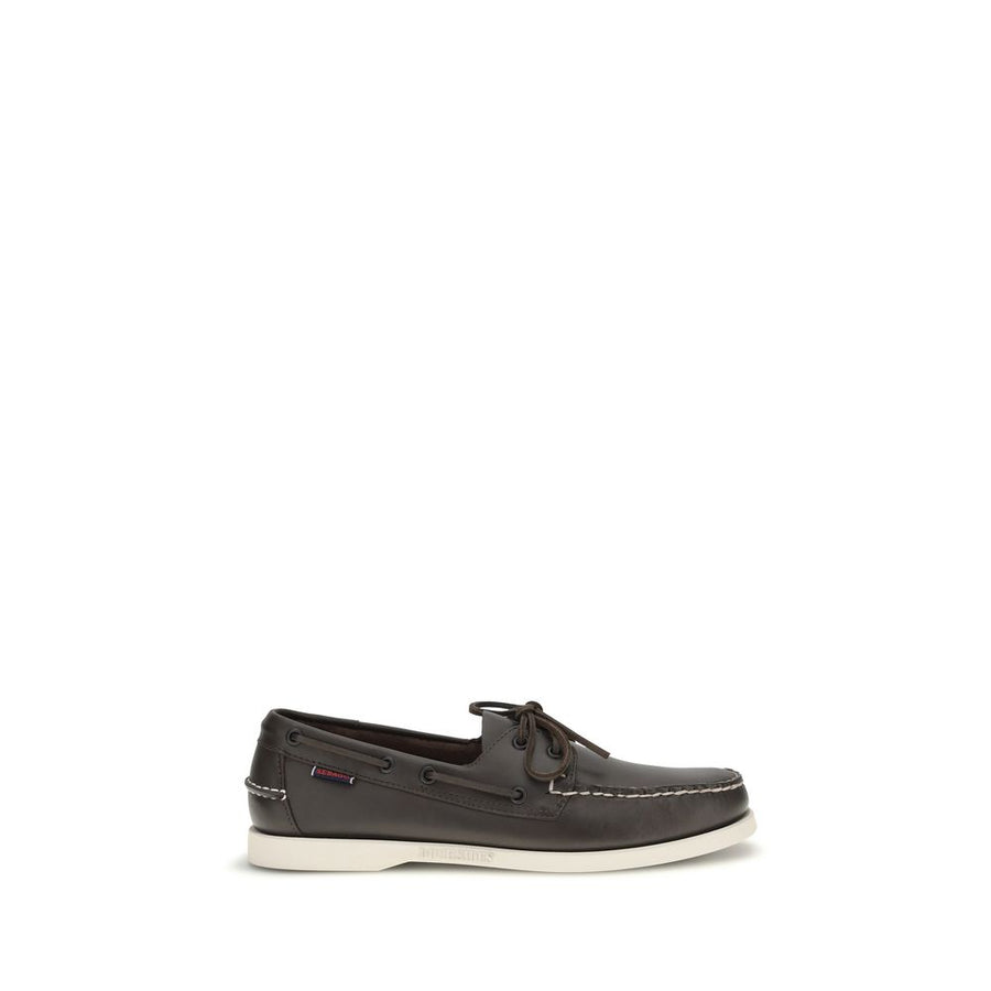 Sebago Braune Kalbsleder Bos Taurus Loafer zum Hineinschlüpfen