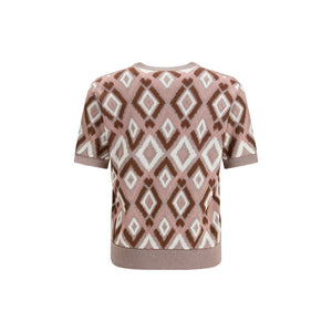 Piacenza Cashmere Mehrfarbiger Baumwollpullover