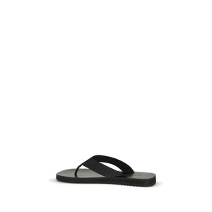 Senso Schwarze Gummi-Flip-Flops