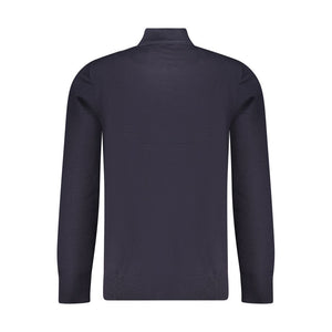 Coveri Moving Blauer Nylon-Pullover