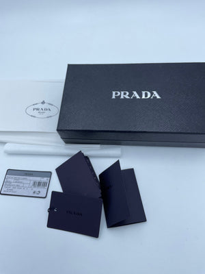Prada PRADA Geldbörse aus laminiertem Leder