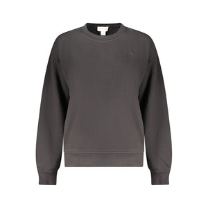 Calvin Klein Schwarzer Baumwoll-Sweatshirt für Damen