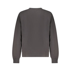 Calvin Klein Schwarzer Baumwoll-Sweatshirt für Damen